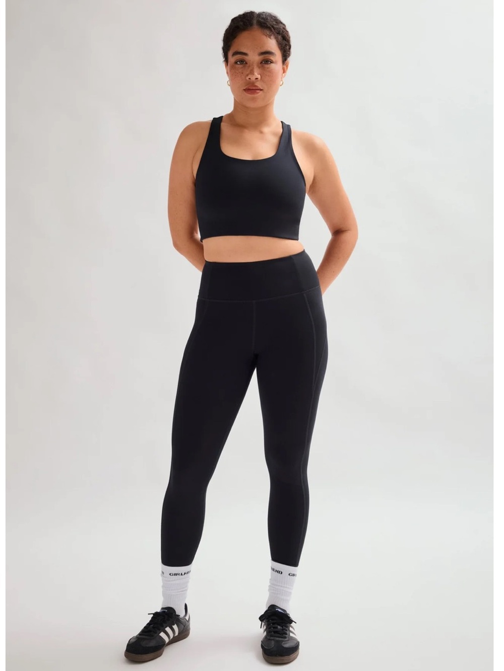 girlfriend collective Black High-Rise Active Leggings